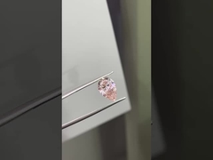 3.01CT Fancy Light Pink VS1 2EX CVD Laboratorio Cresciuto Diamante Pear Taglio IGI Certificato