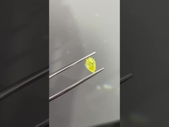 0.83ct Diamante di laboratorio di taglio a pera CVD giallo di lusso VS diamante libero