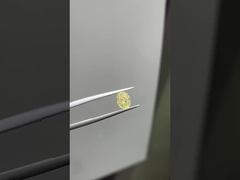 0.8ct di laboratorio di diamante ovale taglio CVD di lusso giallo VS2 2VG N IGI