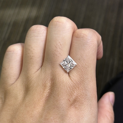 comprare 3.31 carati E VS2 EX VG CVD Lab Diamond Princess Cut Per Gioielli fai da te online manufacture