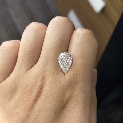 comprare 4.09CT F VS1 EX VG CVD in forma di pera laboratorio creato diamante LG628426480 online manufacture