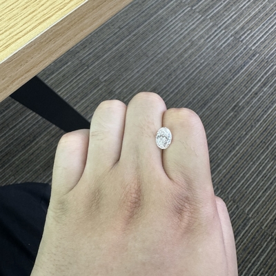 comprare 2.09ct Prezzi accessibili Diamanti coltivati in laboratorio VS1 Chiarezza E Colore Forma ovale online manufacture