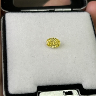 comprare Fancy Vivid Yellow Diamanti coltivati in laboratorio HPHT VS2 1,02 carati Taglio ovale online manufacture