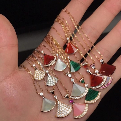 comprare 18k gonne d'oro massello Collare Agata Gioielli Replica Gioielli Collare da sogno delle Divas online manufacture