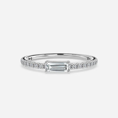 comprare 18K 14K 10K Oro massello Gioielli personalizzati VVS Chiarezza HPHT Taglio in laboratorio Anello di diamante cresciuto online manufacture