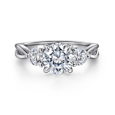 comprare Anelli di fidanzamento a forma di gemma rotonda Laboratorio Anelli di fidanzamento a forma di diamante Certificato IGI online manufacture