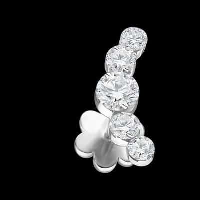 comprare Fede nuziale con diamanti da laboratorio Anello con diamanti coltivati ​​in laboratorio con purezza VVS HPHT a taglio rotondo online manufacture