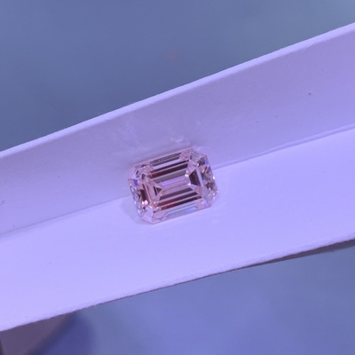 5.03 carati Emerald Cut CVD Creato Pink Diamond OEM ODM
