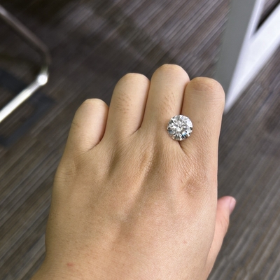 5.32CT F VS1 3EX Round CVD Diamond IGI Certificato LG6304333184