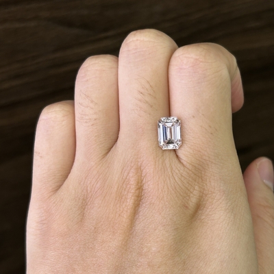 3.22ct Smeraldo tagliato in laboratorio Diamante cresciuto CVD F VS1 VG EX N IGI LG630433830