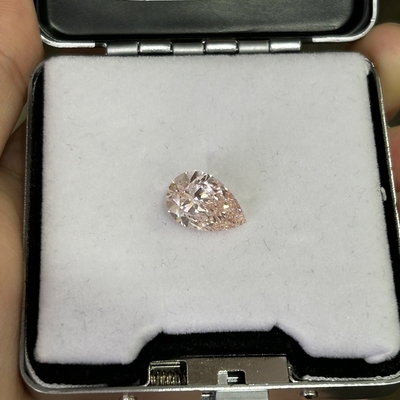 3.01CT Fancy Light Pink Cvd Diamante VS1 2EX CVD Laboratorio Cresciuto Diamante Pear Cut IGI Certificato