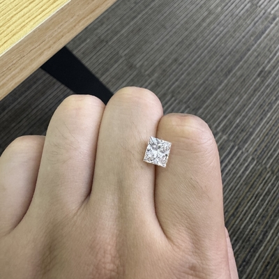 2.06CT F VS2 EX VG CVD Laboratorio di produzione di diamanti Princess Brillant Cut