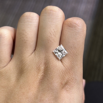 3.32CT F VS1 EX VG CVD Princess Lab Diamond IGI Certificato LG628422058