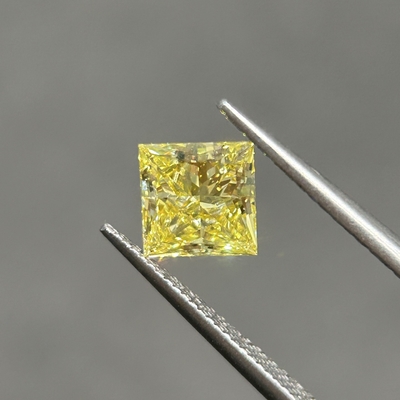 1.19ct Diamante giallo di lusso di laboratorio VVS2 2EX N IGI certificato