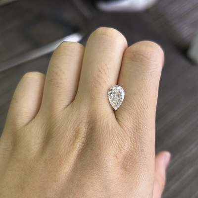 2.11CT E VS1 2EX CVD Pear Cut Lab Diamante IGI Certificato LG629416941