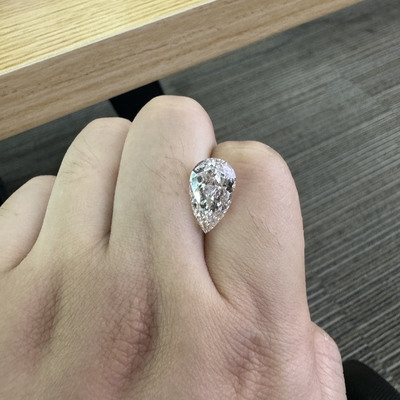 5.19 carati G VS1 2EX CVD Laboratorio Cresciuto in forma di pera Diamante IGI Certificato