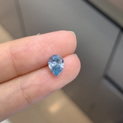 1.02 carati Diamanti coltivati in laboratorio Perla tagliata in modo brillante per la produzione di gioielli