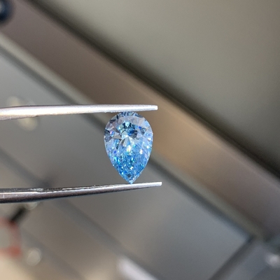 Fancy VIVID Blu VS2 2EX N IGI in forma di pera Diamante di laboratorio 2.11ct