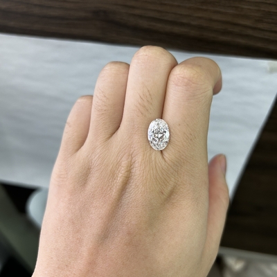4.07 Carat VS2 E CVD Laboratorio Creato Diamanti Ovale Taglio OEM ODM