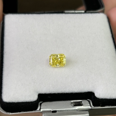 1.24 carati VVS2 Lab Creato Giallo Diamante Radiante Taglio
