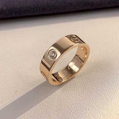 Love Wedding Band 3 diamanti 18 carati Oro 0,22 carati GH-SI1