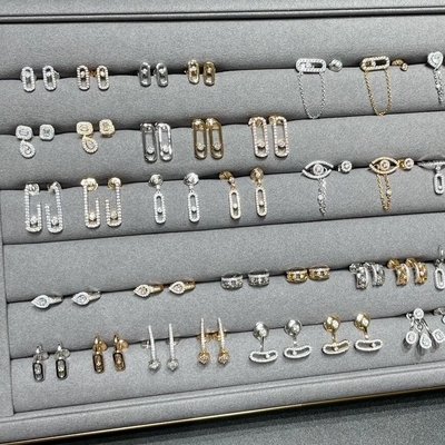 18k oro massello gioielli fini riproduzione gioielli H colore SI1 chiarezza