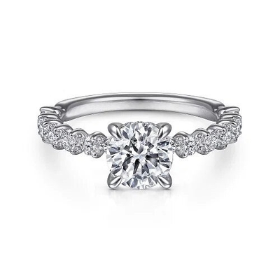 18K 14K 10K oro reale personalizzato Cina Fabbrica 1 carato 2 carati DEF VVS VS Laboratorio Creato anello di fidanzamento diamante