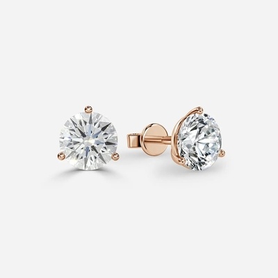Orecchini di diamanti di laboratorio 2 carati 18K 14K 10K 9K Platino