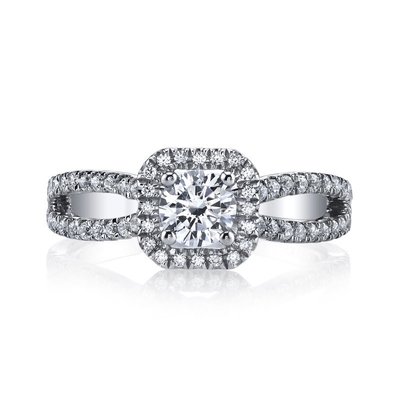 Classici personalizzati Gioielli Laboratorio Anelli di nozze di diamanti VVS Clarity Criss Cross