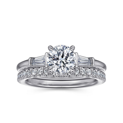 Gemstone Tipo Lab Diamond Wedding Band VVS Clarity HPHT Round Cut Lab Cresciuto Anello Diamante