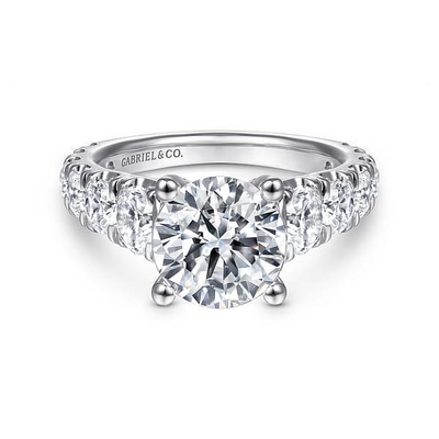 18K 14K 10K 9K Platino Laboratorio Cresciuto Diamante Band Nuziale VVS Chiarezza HPHT Round Cut Ring