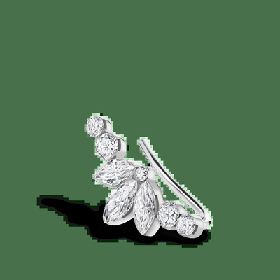 0.67 carati in laboratorio Creato diamanti orecchini VVS Chiarezza HPHT Marquee Cut